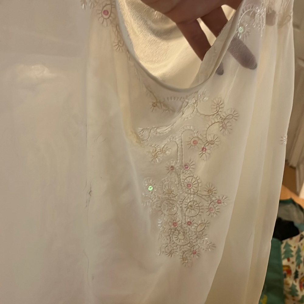 Shawl-soft sheer cover up. Ideal for spring